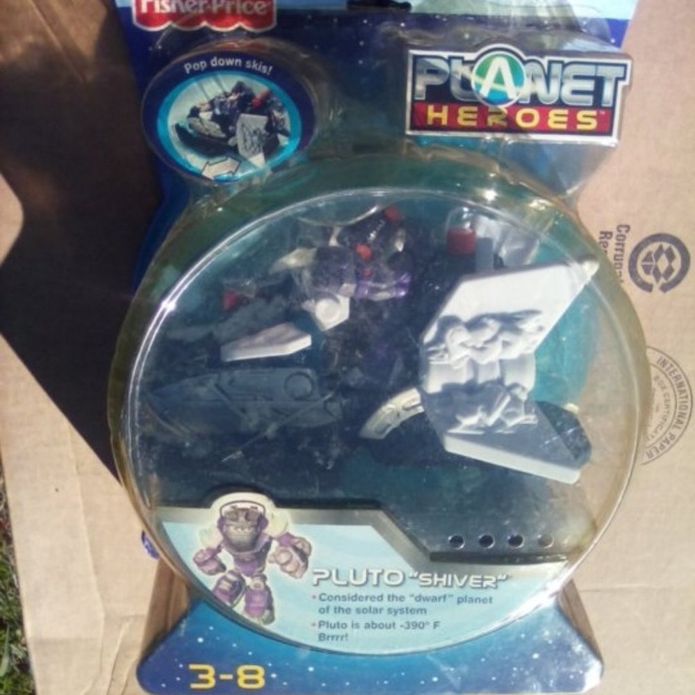 Fisher-Price Planet Heroes Pluto Shiver Snowmobile Rare Boy Toy Age 3-8